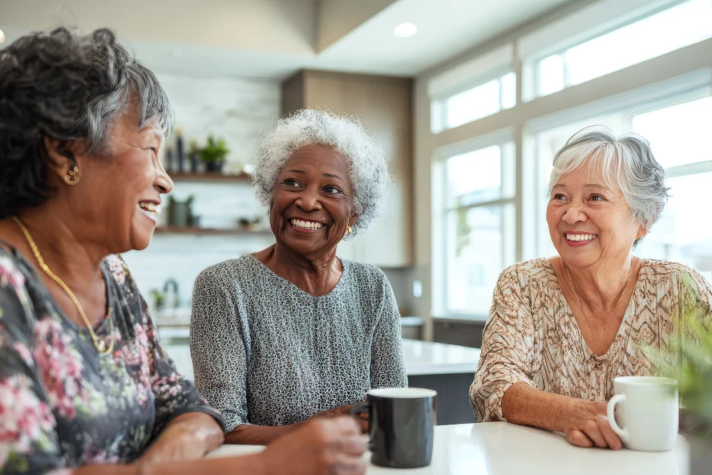 Sodalis Pensacola | Senior women enjoying drinks together